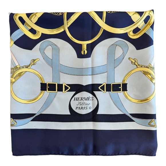 Hermès Eperons d'Or 90cm Silk Scarf - Picture 1 of 11